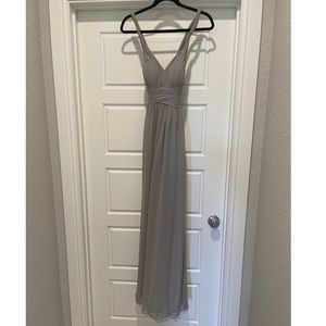 Azazie Ashia “Silver” (Grey) Bridesmaid Dress
